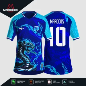 Arte Camisa Interclasse Cobra
