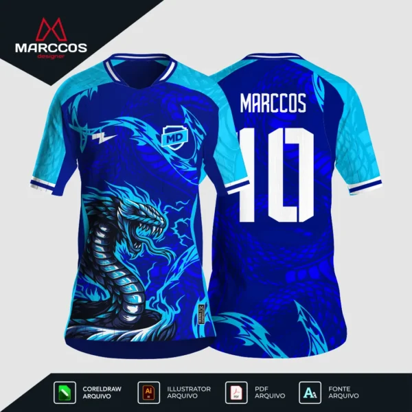 Arte Camisa Interclasse Cobra