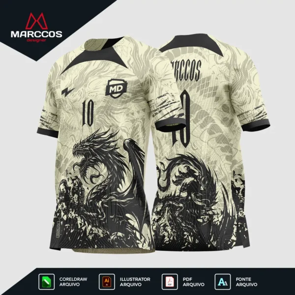 Arte Camisa Interclasse Dragão
