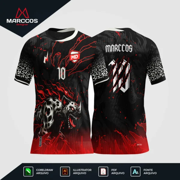 Arte Camisa Interclasse Hiena