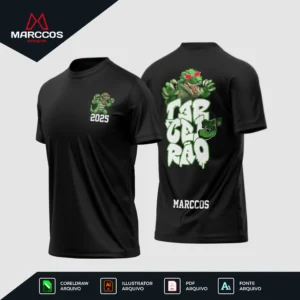 Arte Camisa Terceirão Godzilla