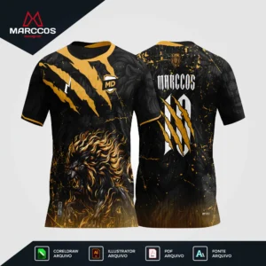 Arte Camisa Interclasse Leão