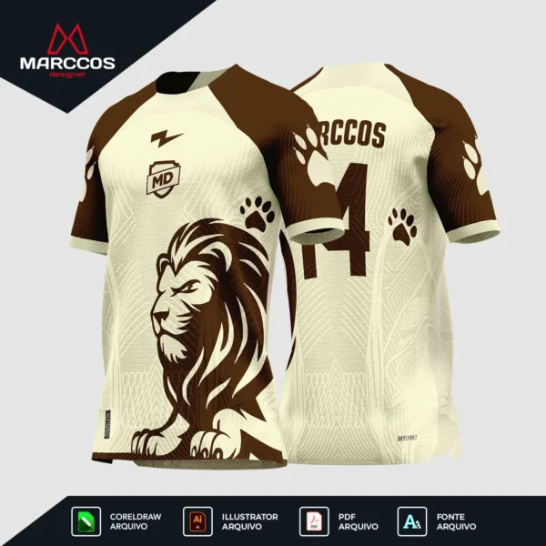 Arte Camisa Interclasse Leão