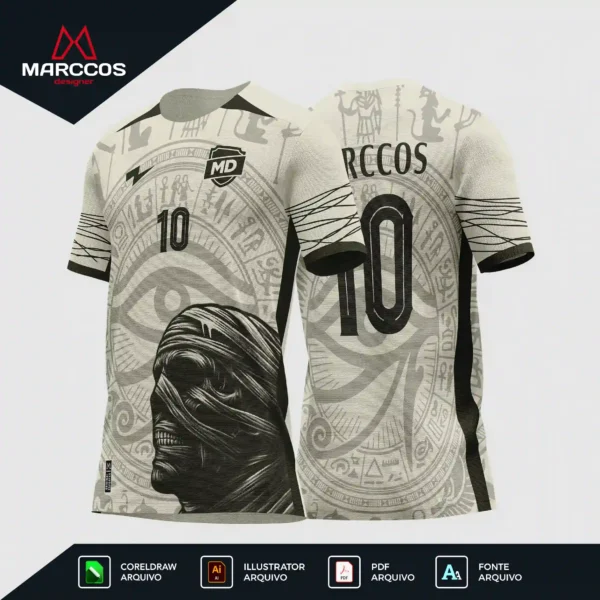 Arte Camisa Interclasse Múmia