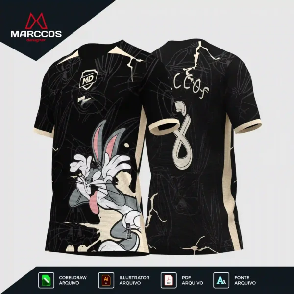 Arte Camisa Interclasse Pernalonga