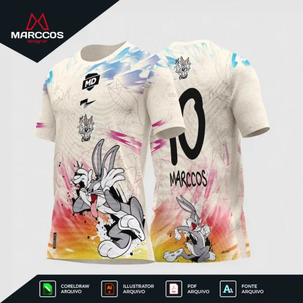 Arte Camisa Interclasse Pernalonga