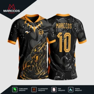 Arte Camisa Interclasse Pantera