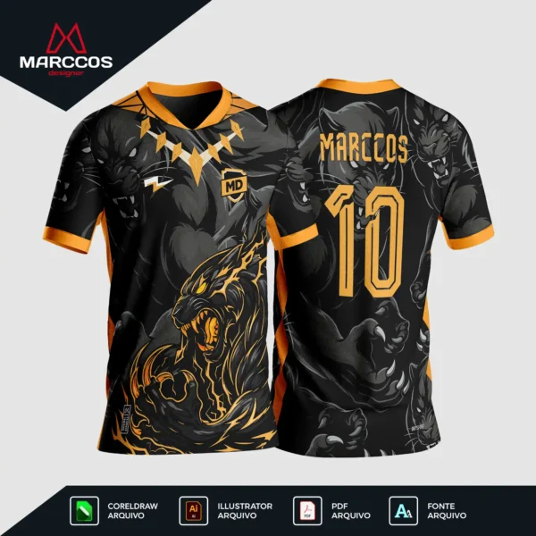 Arte Camisa Interclasse Pantera