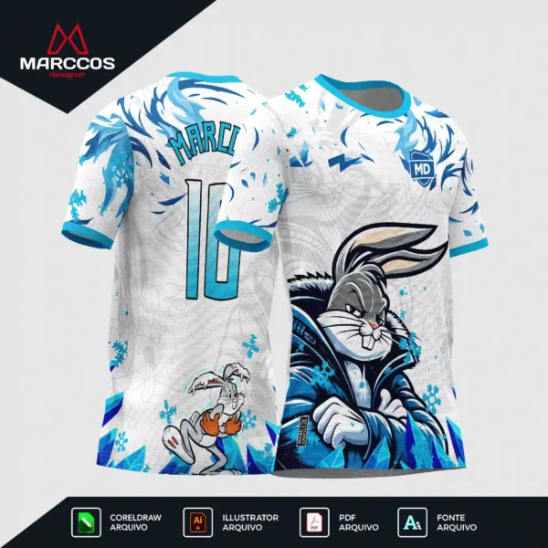 Arte Camisa Interclasse Pernalonga