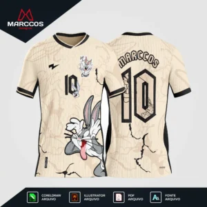 Arte Camisa Interclasse Pernalonga