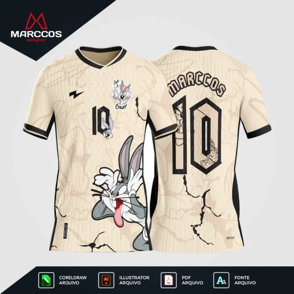 Arte Camisa Interclasse Pernalonga