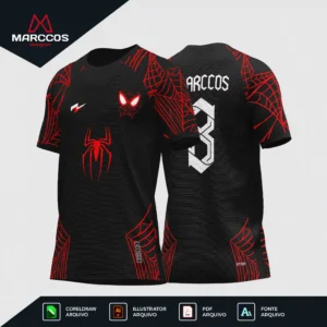 Arte Camisa Interclasse Homem Aranha