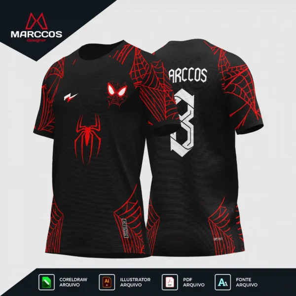 Arte Camisa Interclasse Homem Aranha