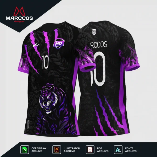 Arte Camisa Interclasse Tigre