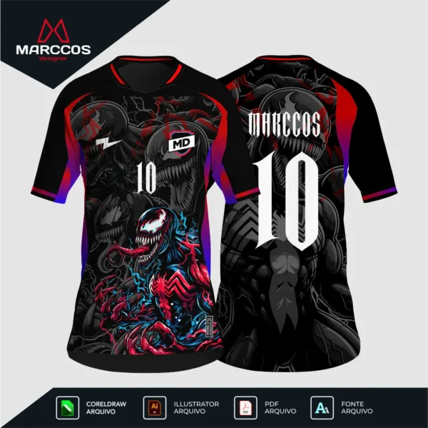 Arte Camisa Interclasse Venom