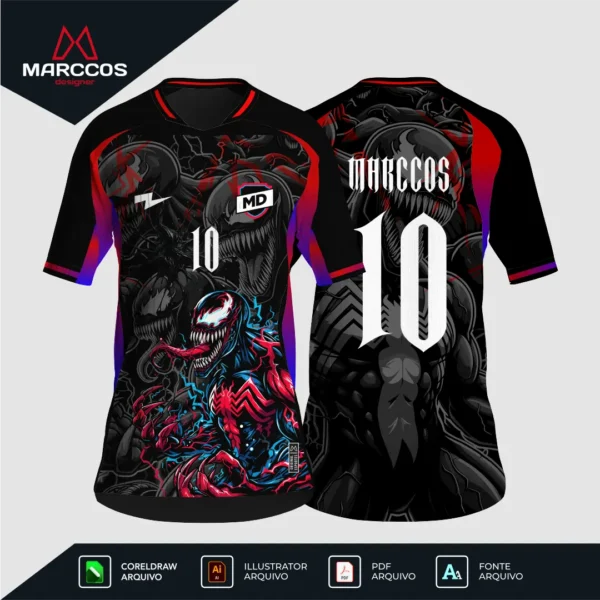 Arte Camisa Interclasse Venom