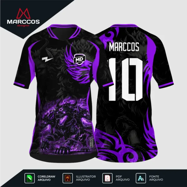 Arte Camisa Interclasse Cerberus