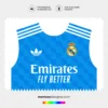 Arte Vetor Terceira Camisa Real Madrid 2025.2026 Arte Vetor Terceira Camisa Real Madrid 2025.2026