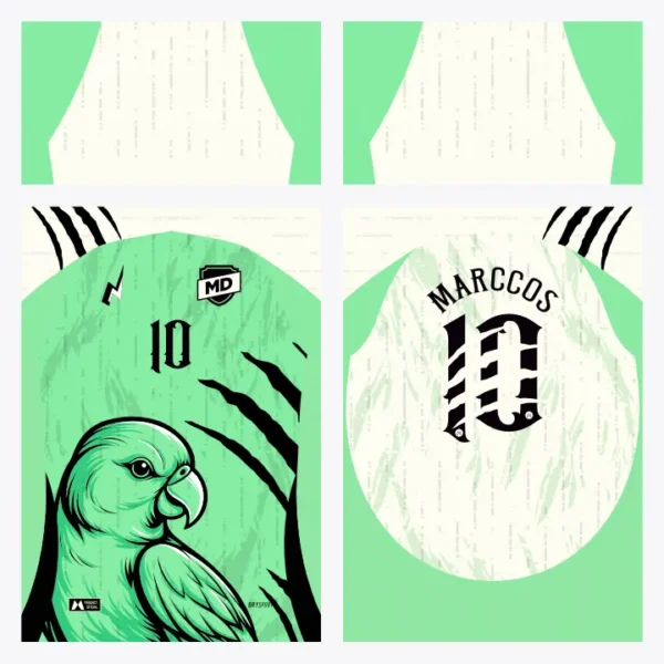 Arte Camisa Interclasse Papagaio