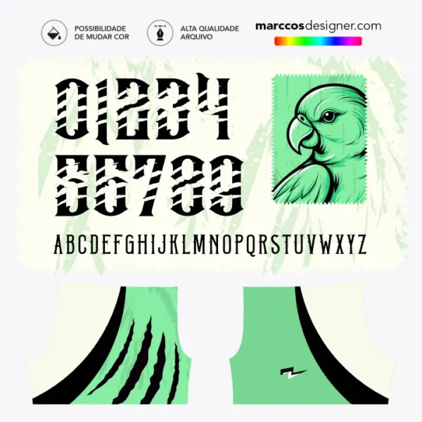 Arte Camisa Interclasse Papagaio Arte Camisa Interclasse Papagaio