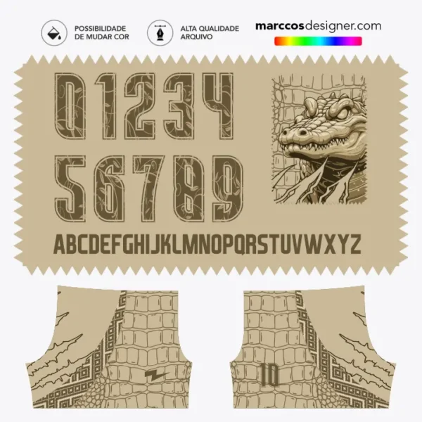 Arte Camisa Interclasse Jacaré Arte Camisa Interclasse Jacaré