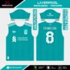 Arte Vetor Terceira Camisa Liverpool 2025.2026