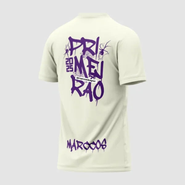 Arte Camisa Primeirão Teia de Aranha