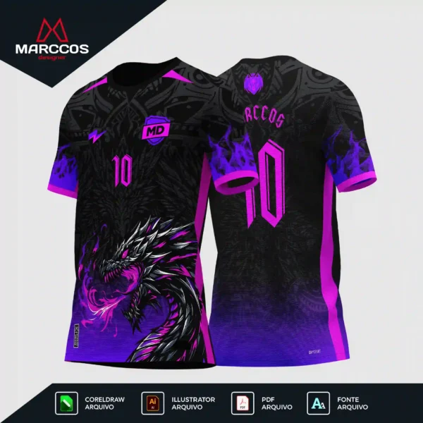 Arte Camisa Interclasse Dragão