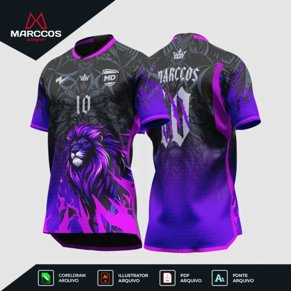 Arte Camisa Interclasse Leão