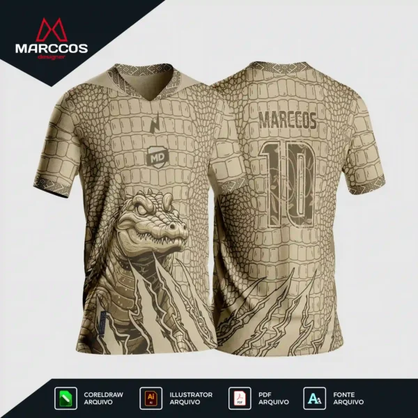 Arte Camisa Interclasse Jacaré