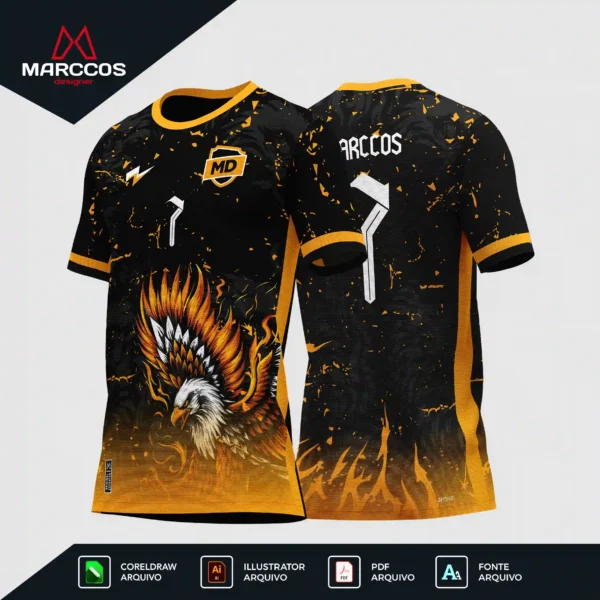 Arte Camisa Interclasse Águia