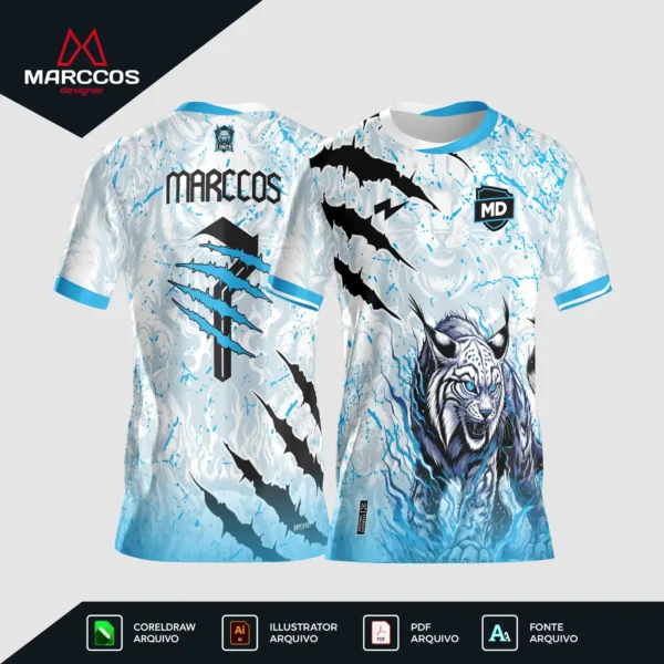 Arte Camisa Interclasse Lince