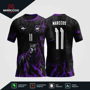 Arte Camisa Interclasse Urso