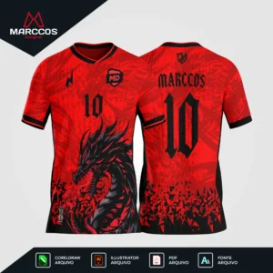 Arte Camisa Interclasse Dragão