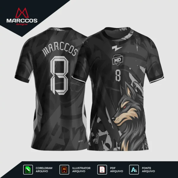 Arte Camisa Interclasse Raposa