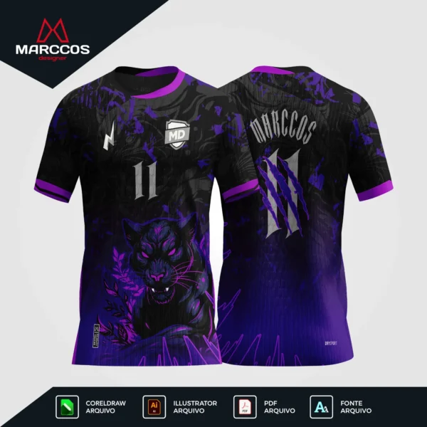 Arte Camisa Interclasse Pantera