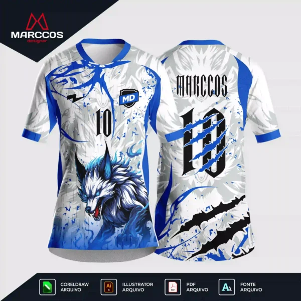Arte Camisa Interclasse Raposa