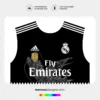 Arte Vetor Terceira Camisa Real Madrid 2014.2015