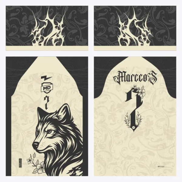 Arte Camisa Interclasse Lobo