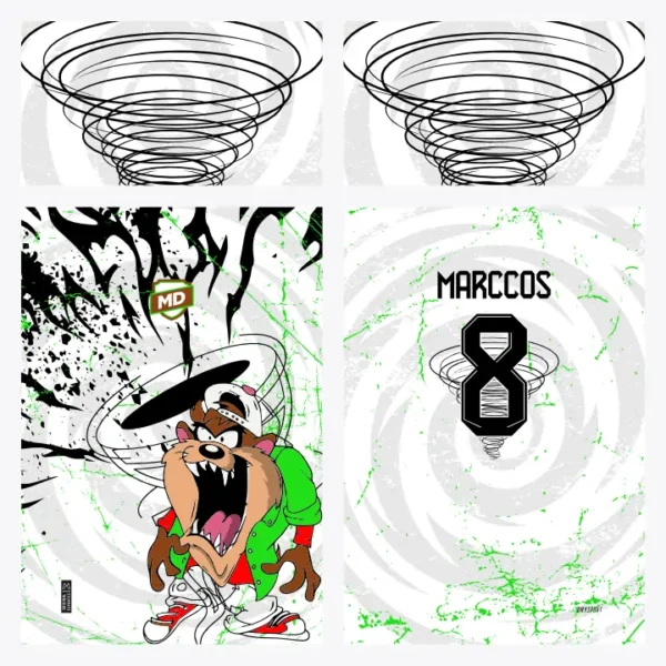 Arte Camisa Interclasse Taz Mania