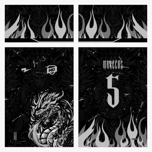 Arte Camisa Interclasse Dragão