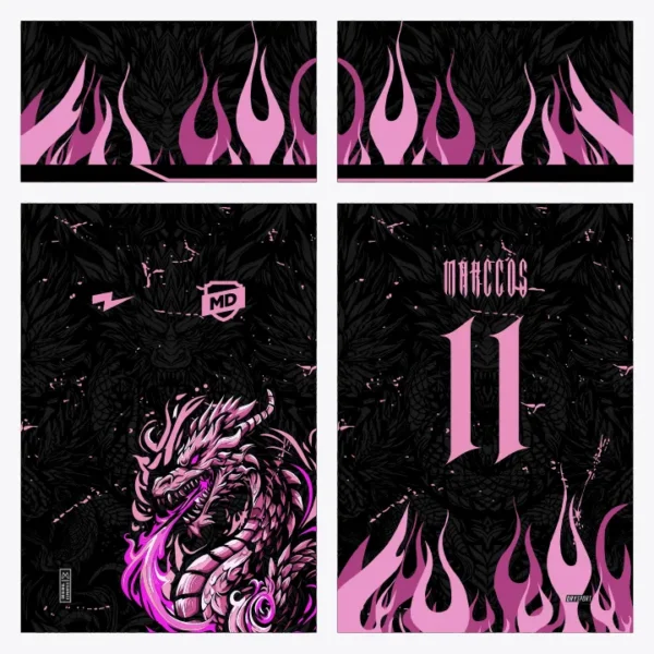 Arte Camisa Interclasse Dragão