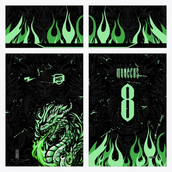 Arte Camisa Interclasse Dragão
