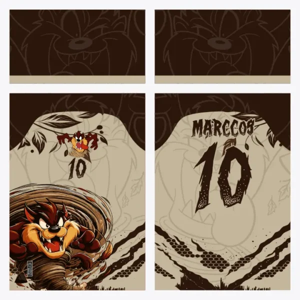 Arte Camisa Interclasse Taz Mania