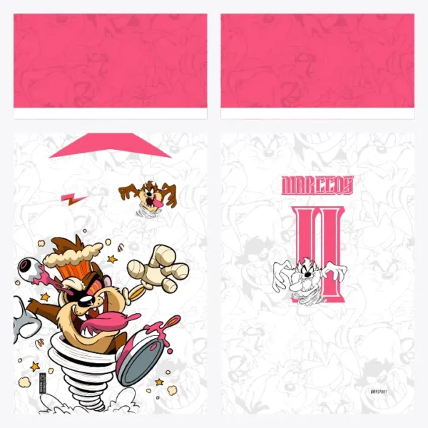 Arte Camisa Interclasse Taz Mania