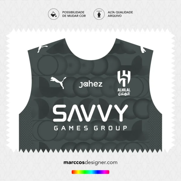 Arte Vetor Terceira Camisa Al-HIlal 2025.2026