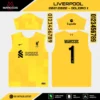Arte Vetor Camisa Liverpool Goleiro 2021.2022 Arte Vetor Camisa Liverpool Goleiro 2021.2022