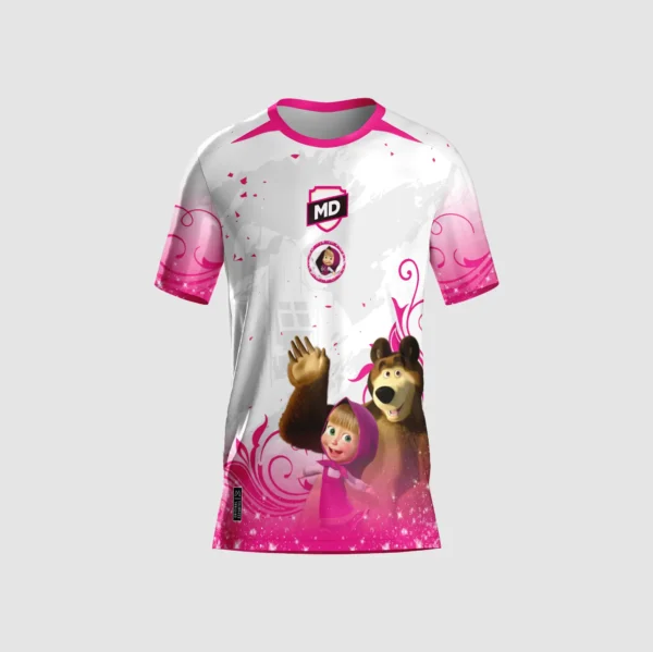 Arte Camisa Interclasse Masha e o Urso