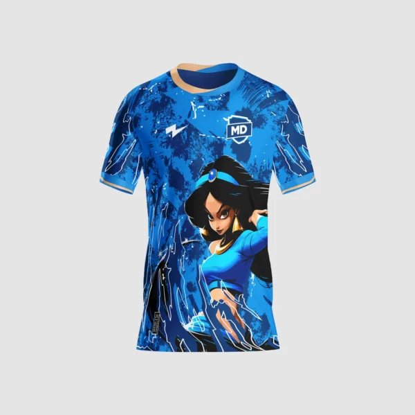 Arte Camisa Interclasse Princesa Jasmine