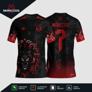 Arte Camisa Interclasse Leão
